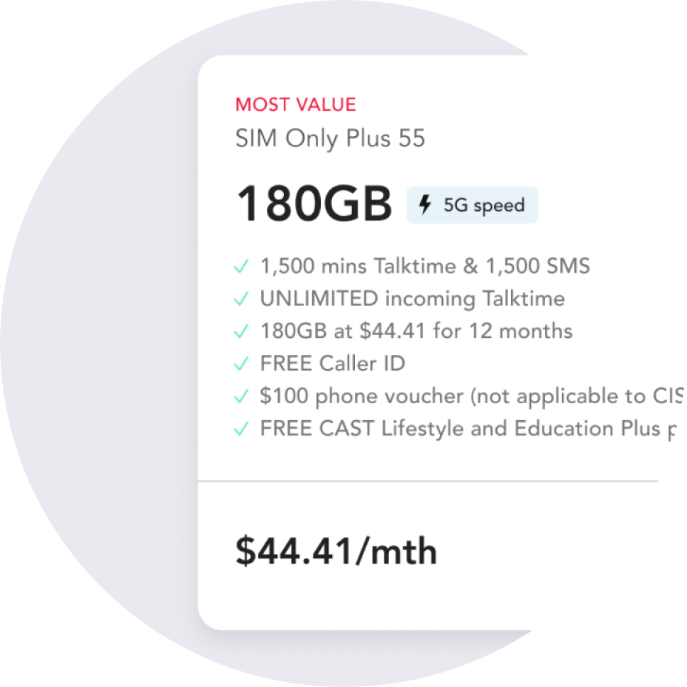 singtel sim only plan 5g