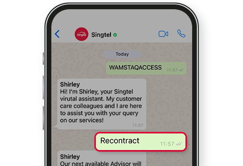 singtel recontract sim only