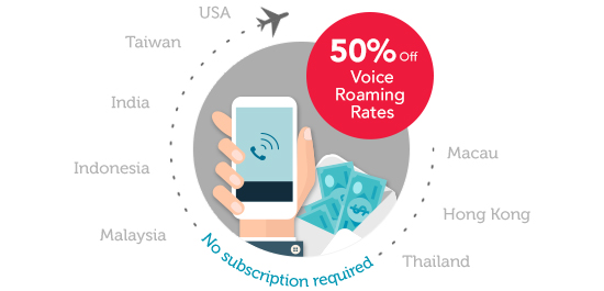 Enjoy 50 Savings On Your Roaming Calls Business Singtel